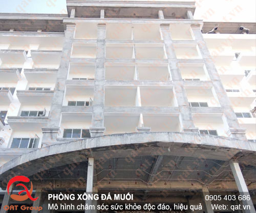 phòng xông đá muối biển vàng resort 1