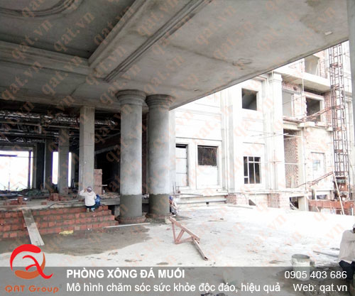 phòng xông đá muối biển vàng resort 2
