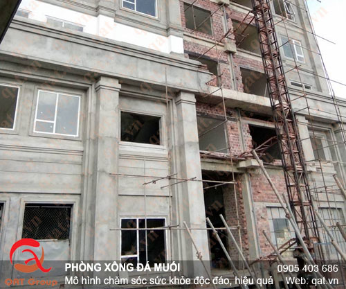 phòng xông đá muối biển vàng resort 4