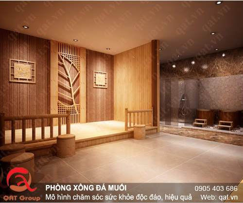 phòng xông đá muối Vinh gren spa 11