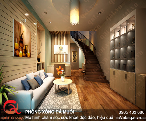Hiện trạng phòng xông hơi đá muối Hồng Bàng