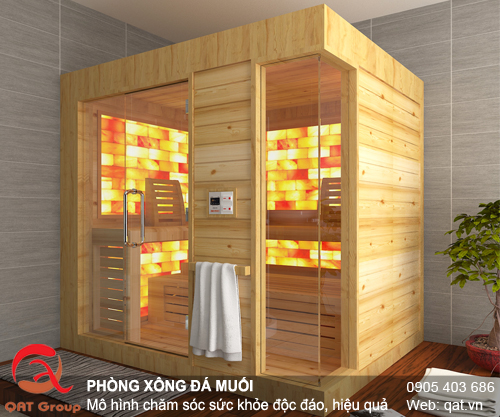 phòng xông hơi đá muối gia đình 3
