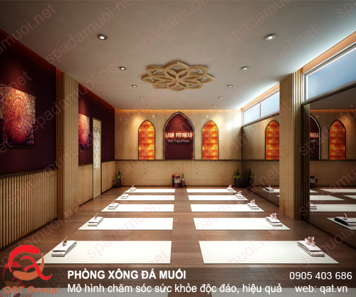 Thẫn thờ với vẻ đẹp yoga đá muối