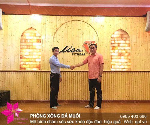 Phòng Yoga đá muối hồng ngoại Lisa Fitness - công nghệ mới