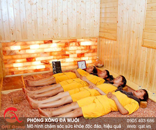 phòng xông đá muối lê spa 7