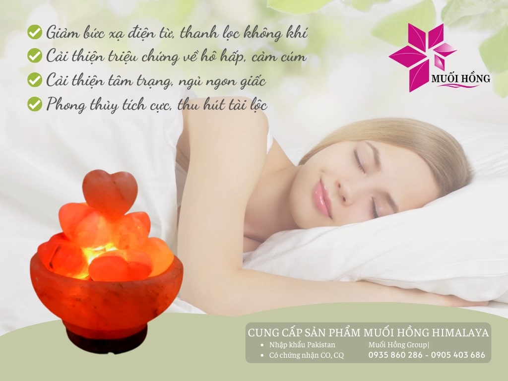 Đèn ngủ đá muối nhập khẩu