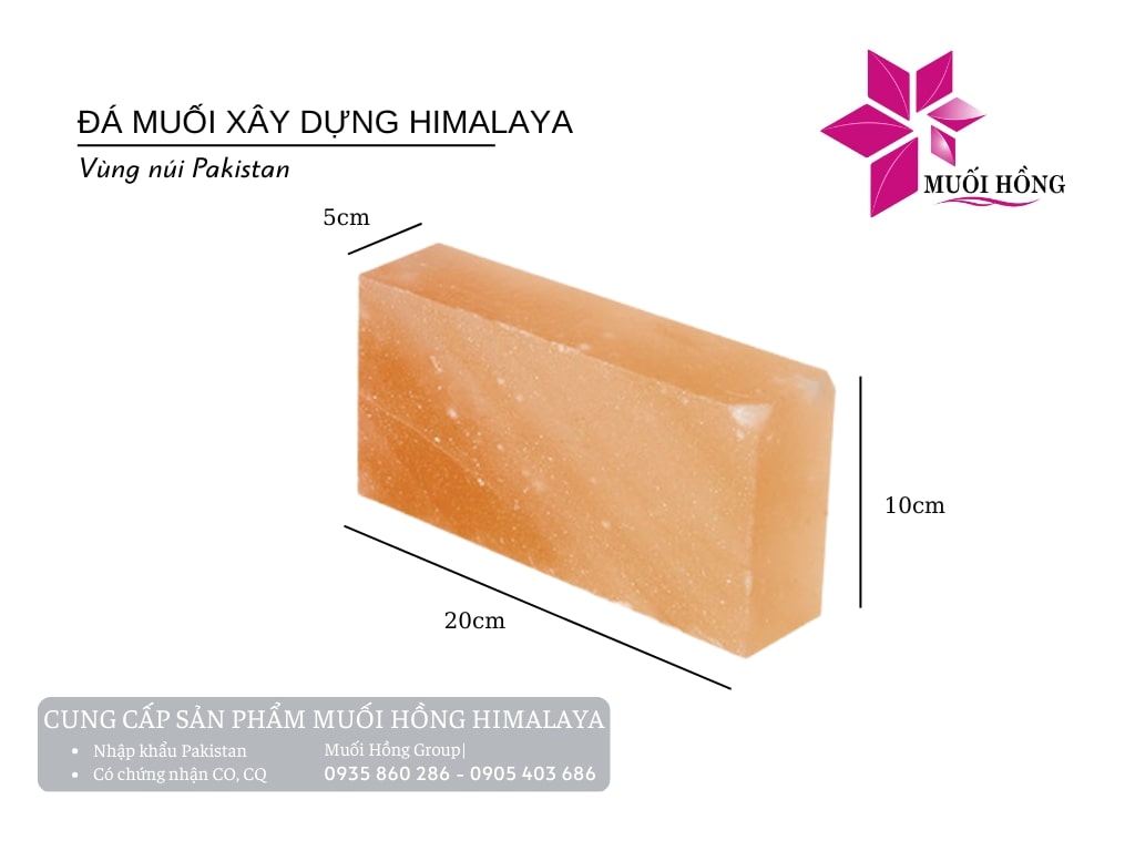 Viên đá muối xây dựng Himalaya