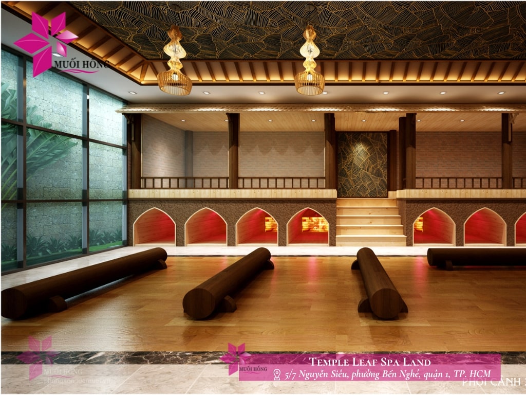 Thiết kế thi công Jjim Jil Bang Temple Leaf Spa Land