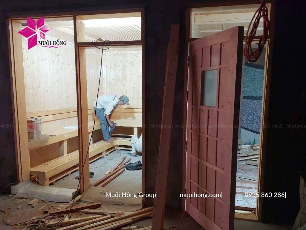 Thi công Onsen JjimJilBang khách sạn