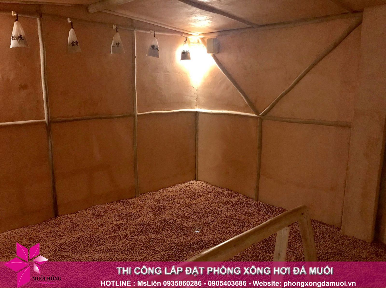 Thiết kế thi công phòng xông hơi hoàng thổ