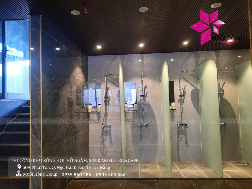 Setup khu xông hơi spa khách sạn trọn gói
