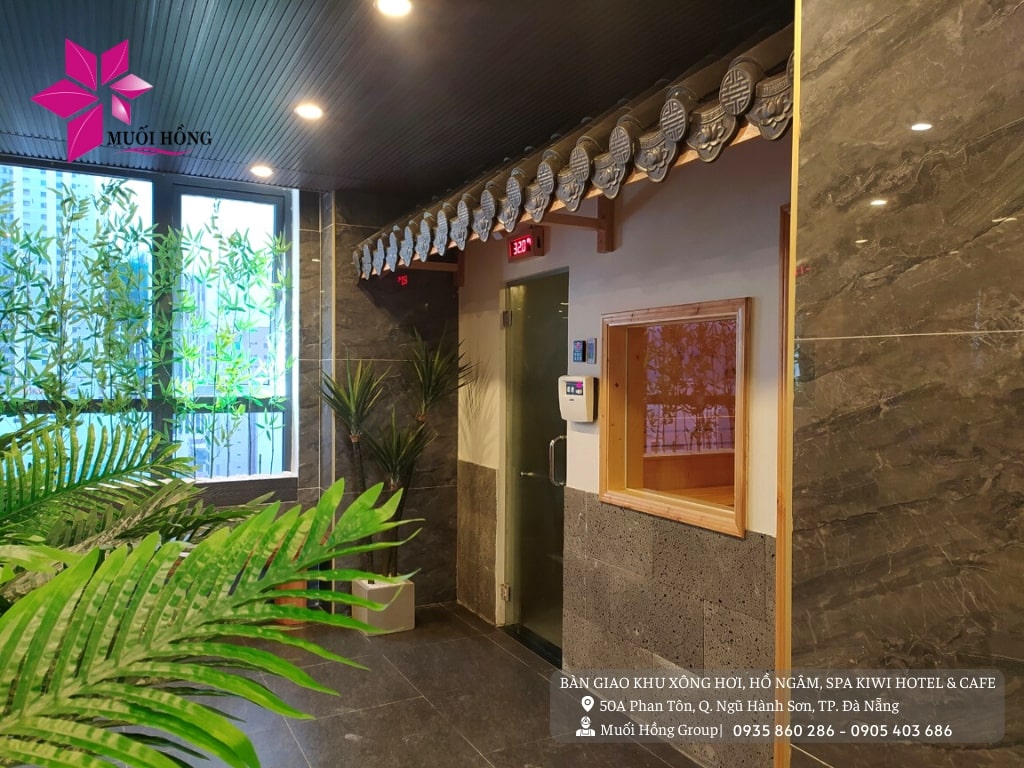 Thiết kế thi công khu xông hơi hồ ngâm khách sạn