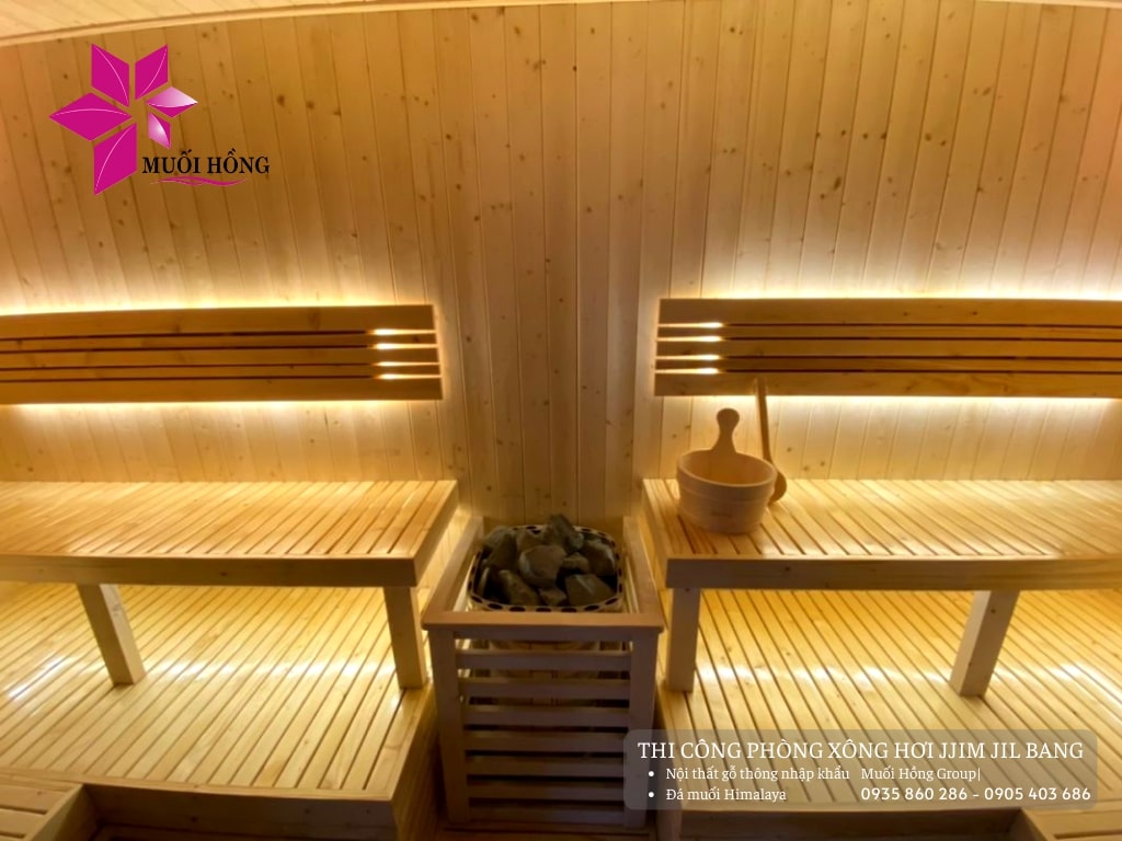 Setup spa đá muối hồng ngoại