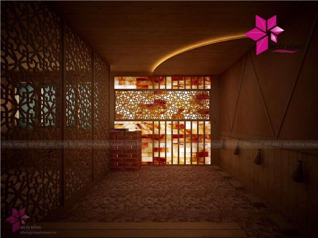 Lắp đặt spa đá muối hồng ngoại