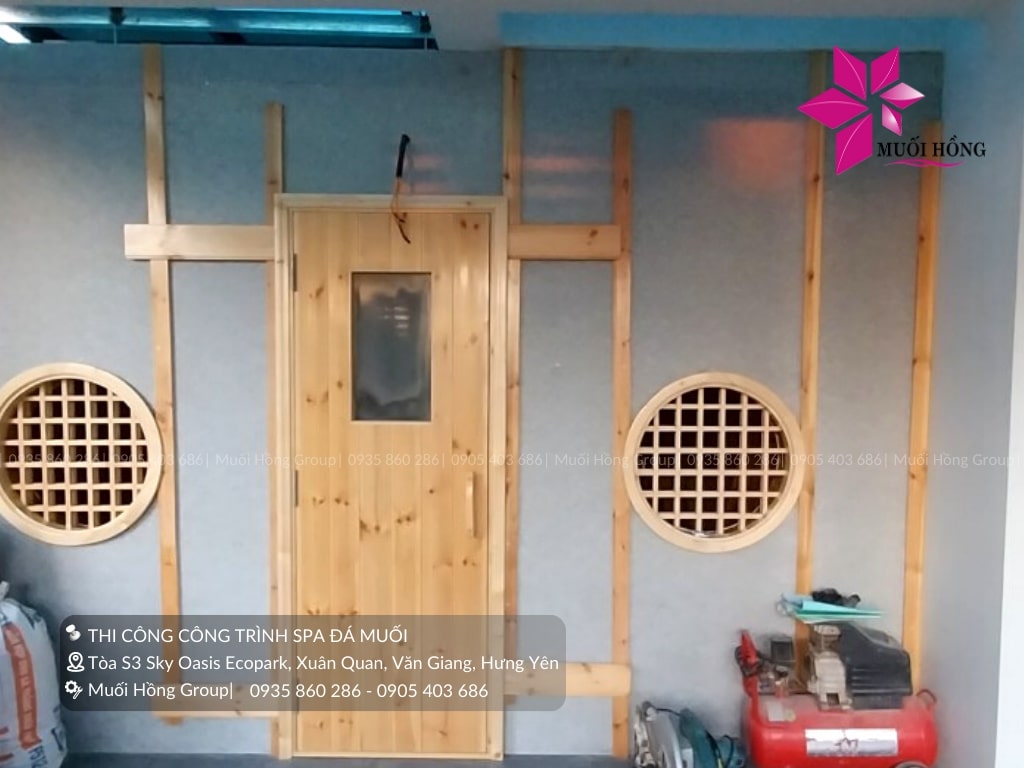 Thi công lắp đặt spa đá muối JjimJilBang