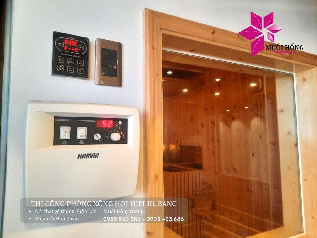 Thiết kế thi công phòng xông sauna hồng ngoại