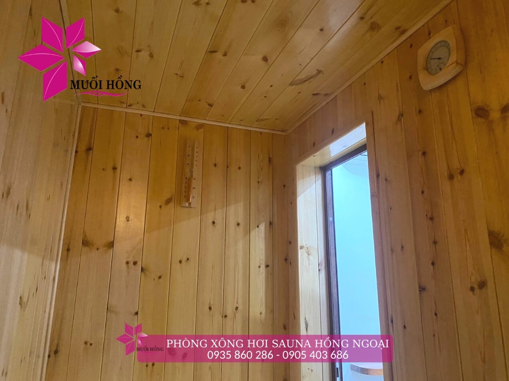Lắp đặt phòng xông sauna hồng ngoại