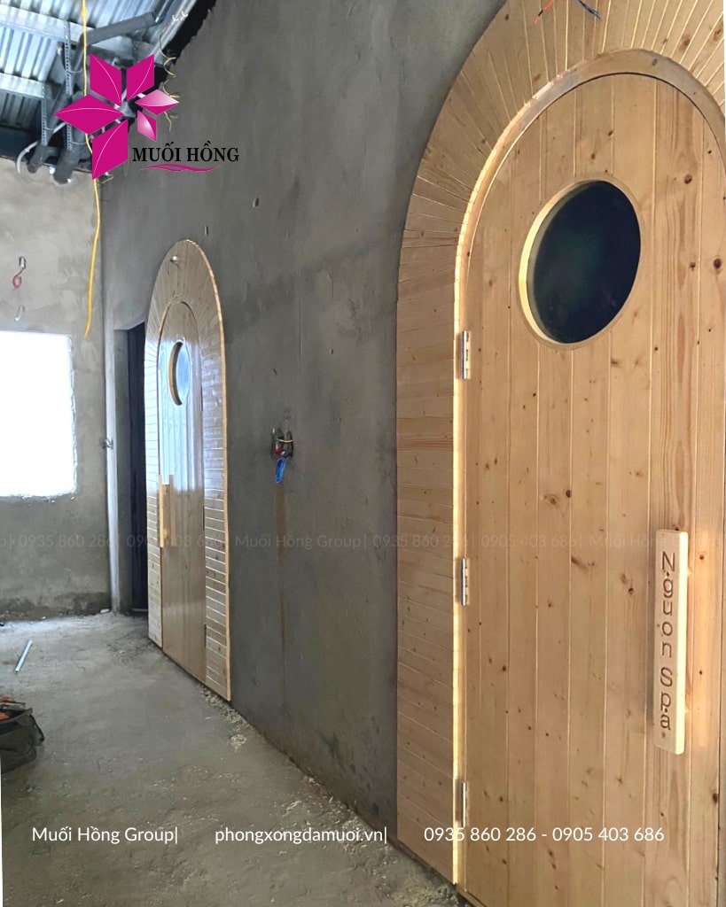 Thiết kế thi công phòng xông hơi đá muối