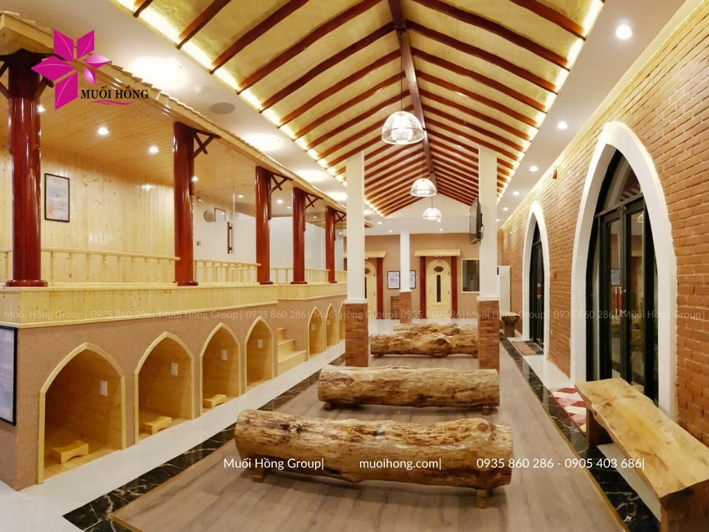 Thi công spa JjimJilBang chuẩn Hàn