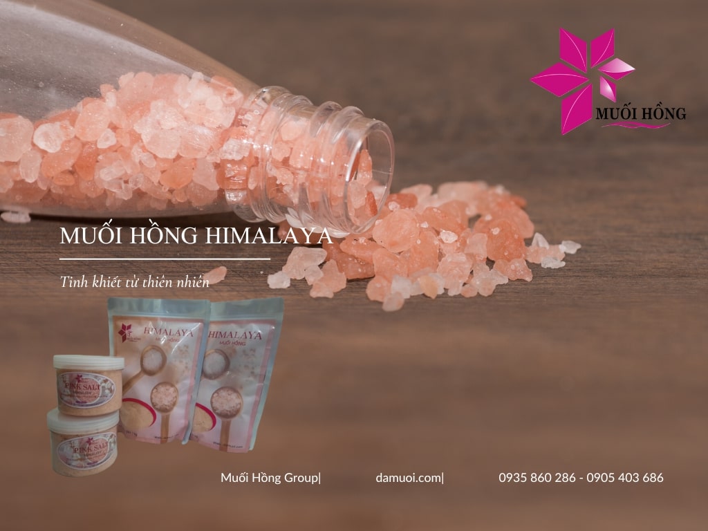 Muối Hồng Himalaya tẩy tế bào da chết