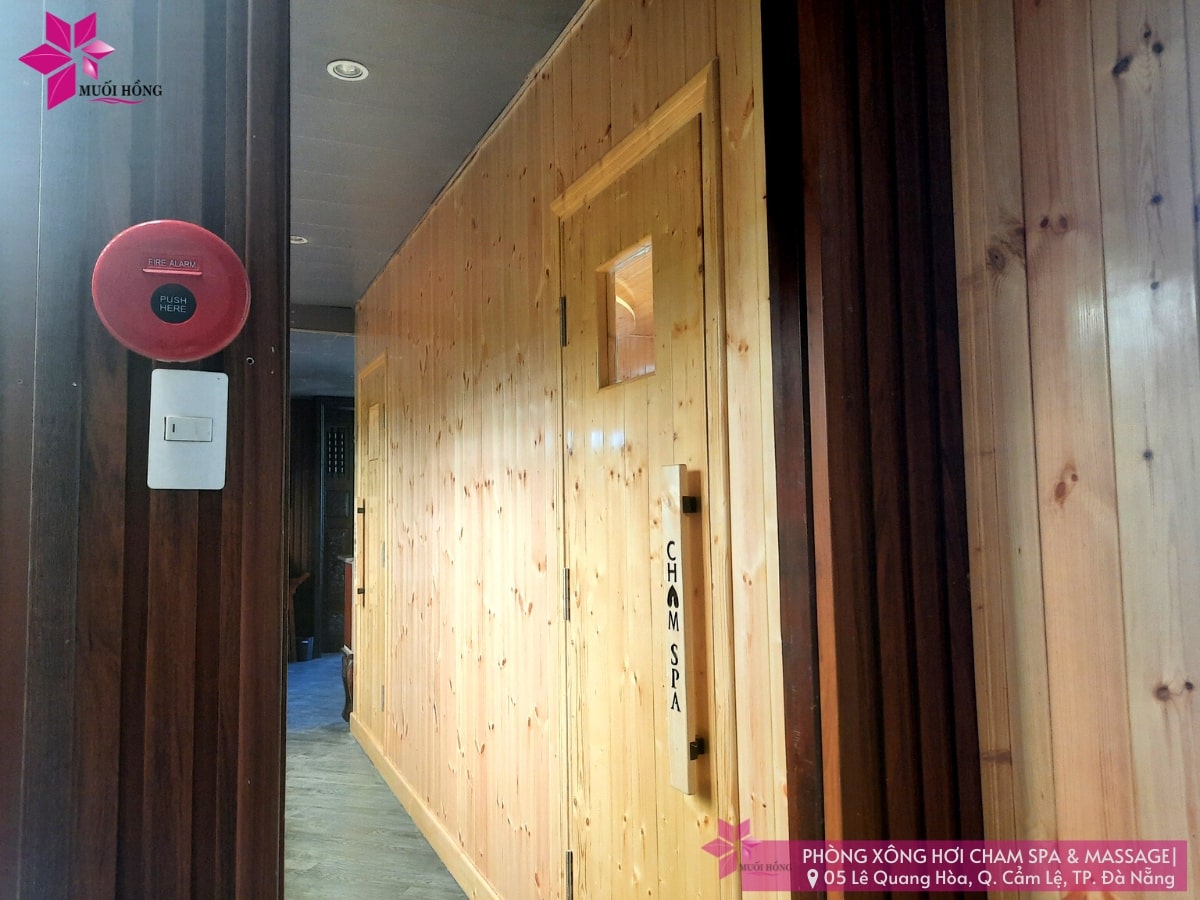 Thiết kế thi công phòng xông hơi Cham Spa & Massage