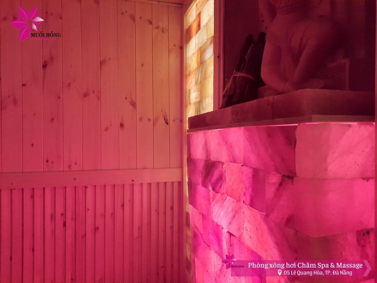 Thi công lắp đặt phòng xông hơi Chăm Spa & Massage