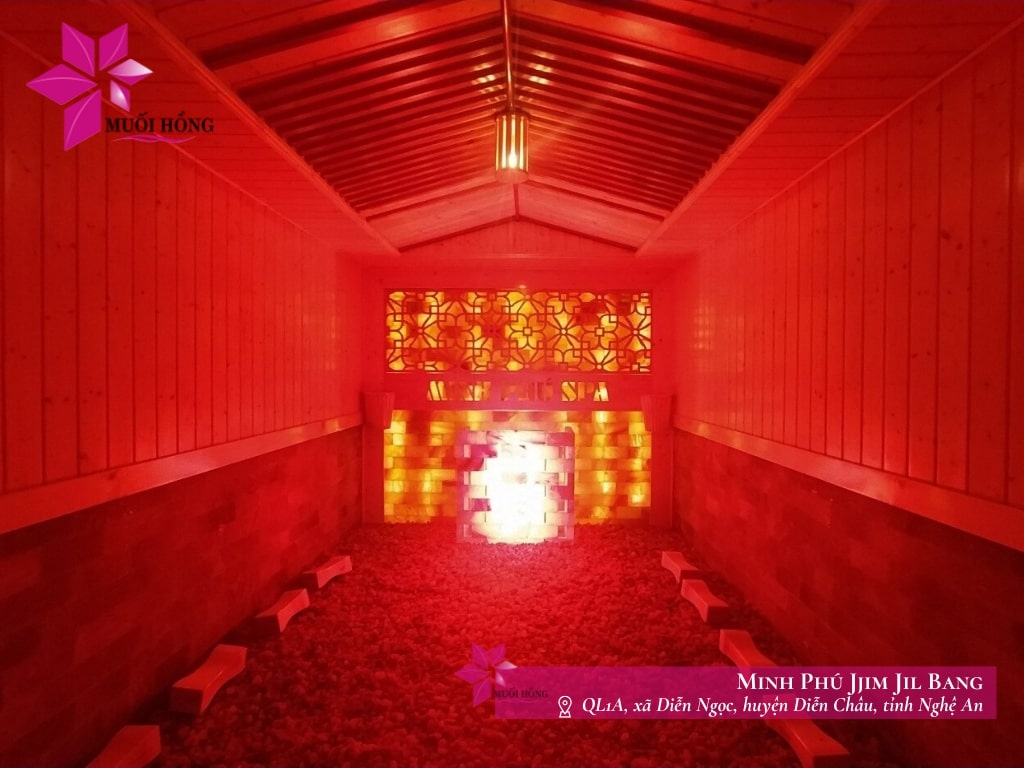 Setup phòng xông hơi đá muối hồng ngoại