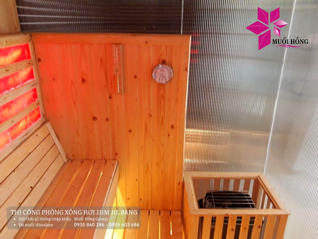 Setup spa đá muối hồng ngoại