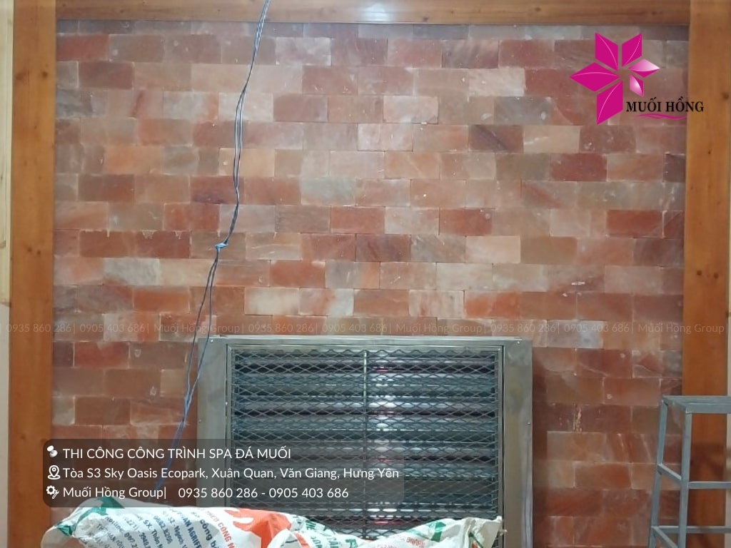 Thi công trọn gói phòng xông hơi đá muối trọn gói