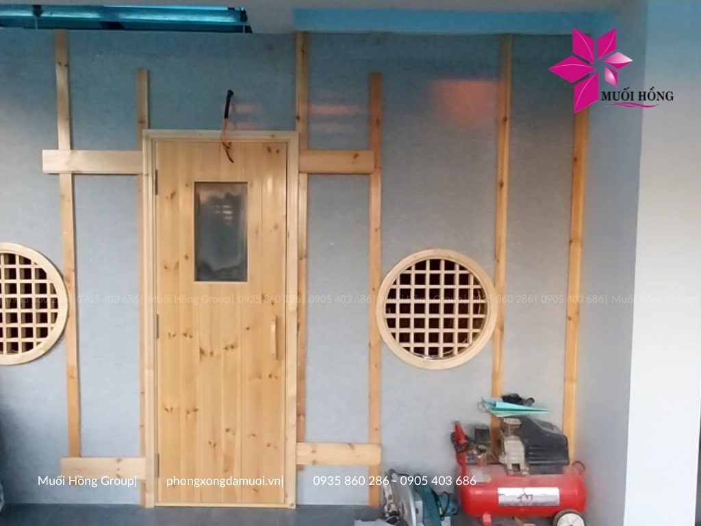 Lắp đặt spa đá muối hồng ngoại resort