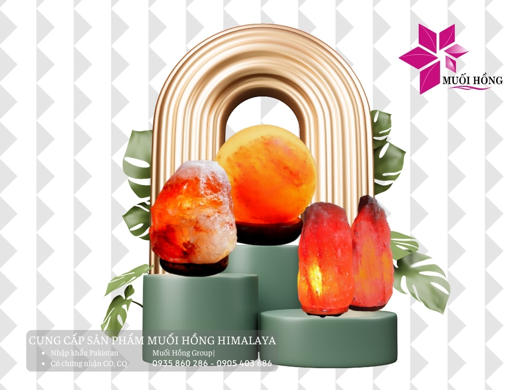 Đèn trang trí đá muối Himalaya