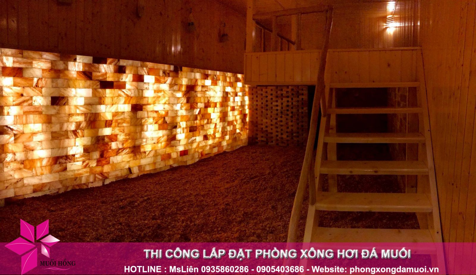 Lắp đặt phòng xông hơi đá muối