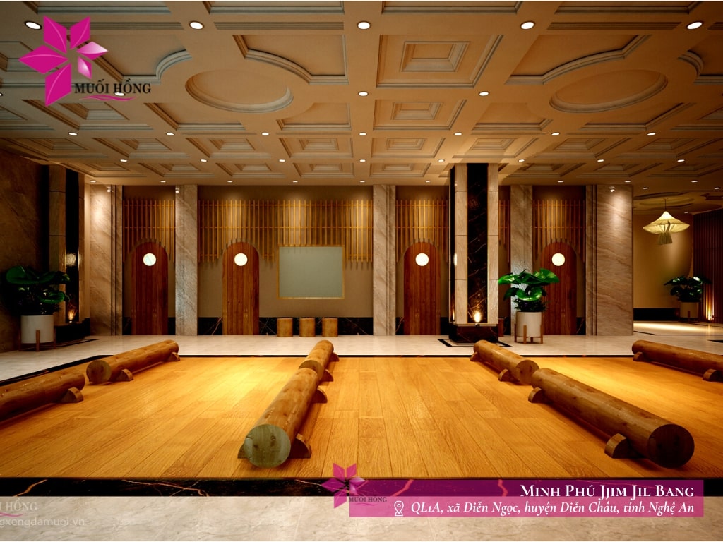 Lắp đặt phòng xông hơi Jjim Jil Bang chuẩn sao