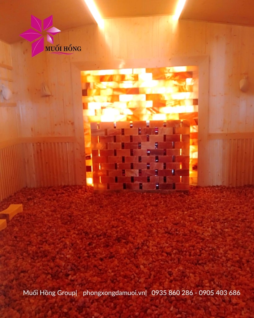 Lắp đặt spa đá muối hồng ngoại