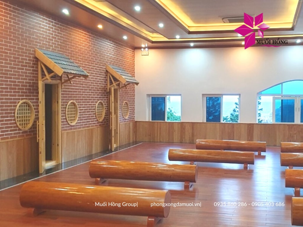 Lắp đặt phòng xông hơi sauna hồng ngoại