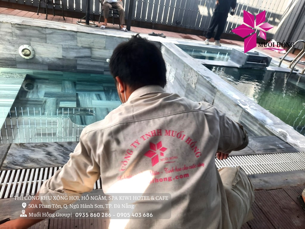 Lắp đặt khu xông hơi spa hồ ngâm khách sạn trọn gói