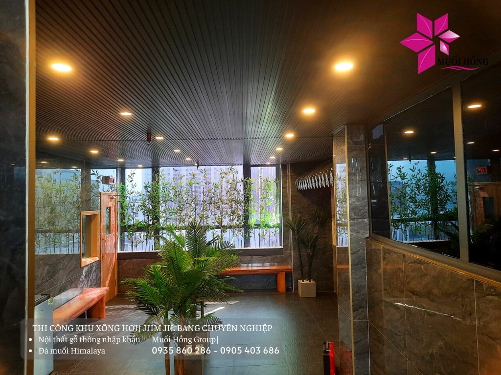 Thiết kế thi công phòng xông hơi sauna hồng ngoại