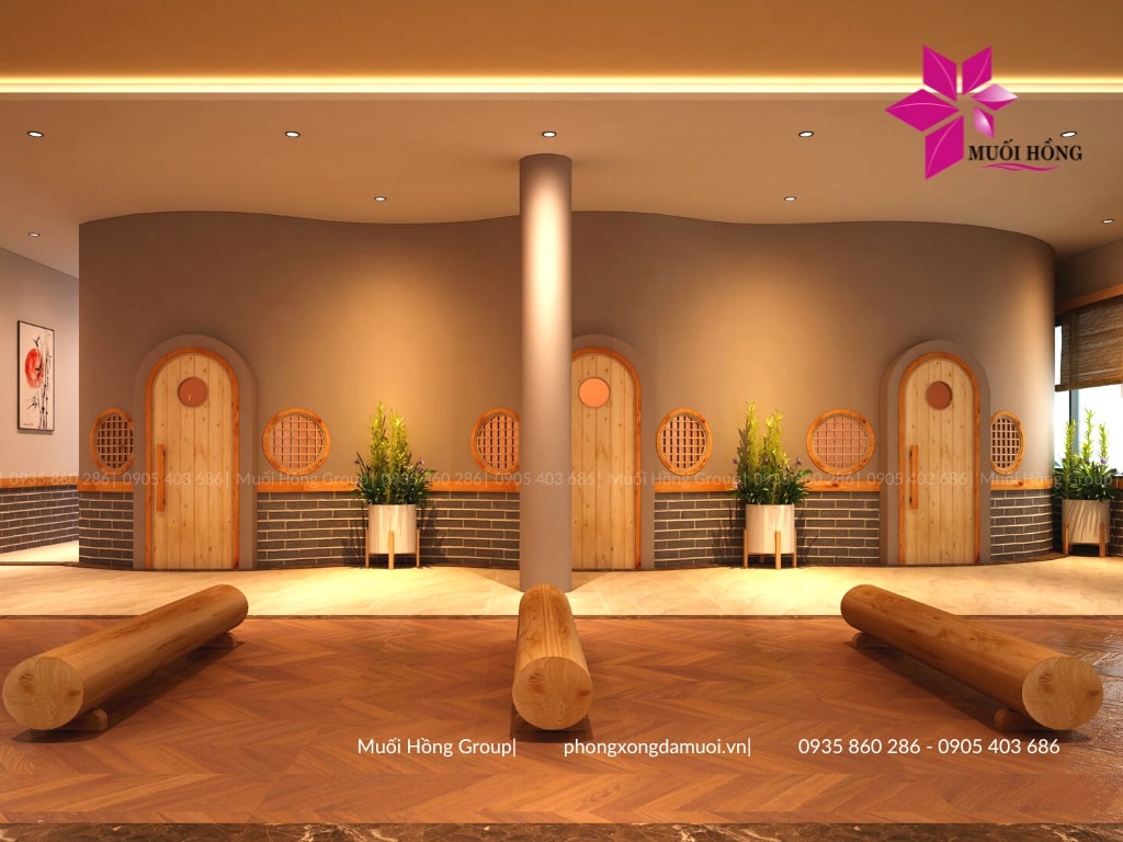 Thiết kế thi công JjimJilBang Hàn Quốc