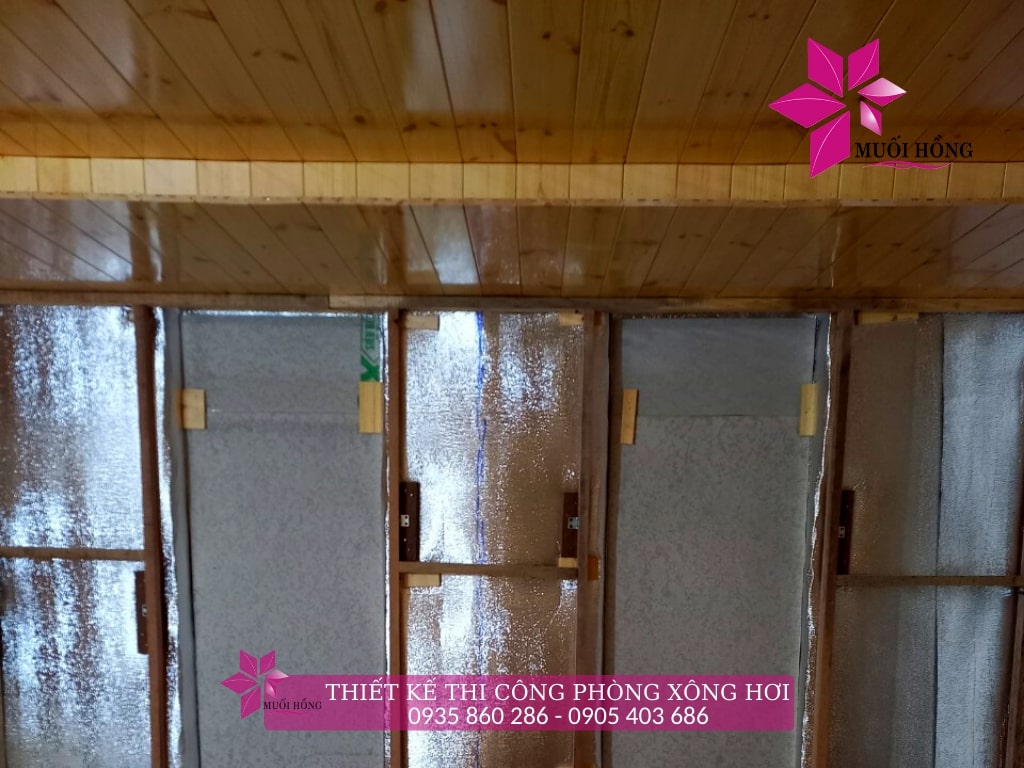 Thi công phòng xông hơi hồng ngoại