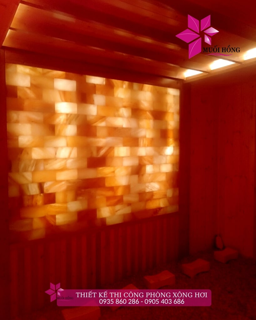 Thiết kế thi công phòng xông đá muối spa