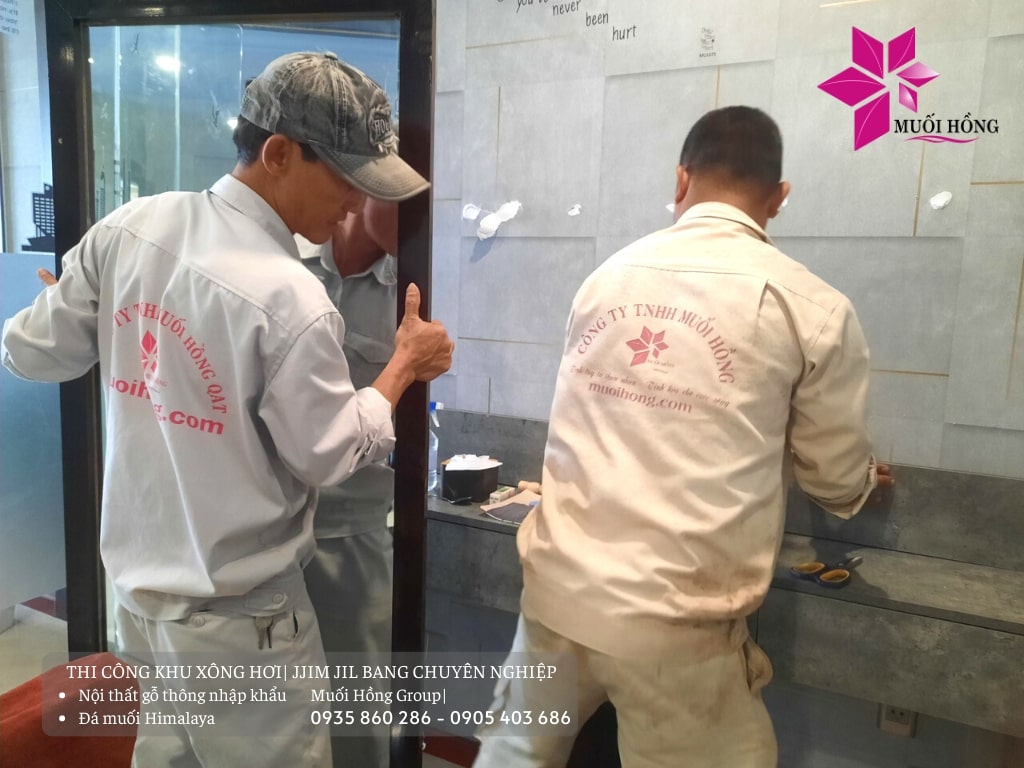 Thi công lắp đặt phòng xông hơi sauna hồng ngoại