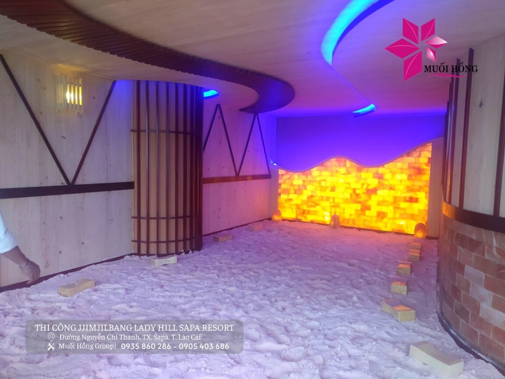 Setup spa đá muối chuyên nghiệp