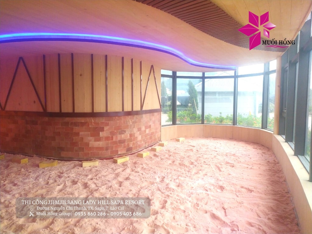 Thiết kế thi công spa đá muối hồng ngoại