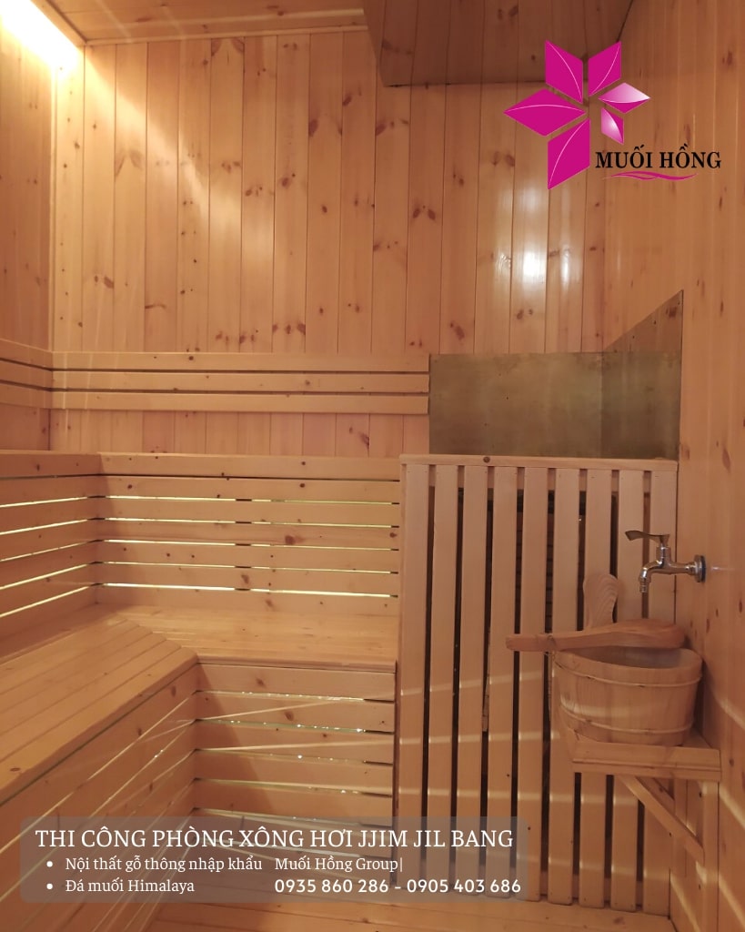 Thi công lắp đặt spa đá muối khách sạn