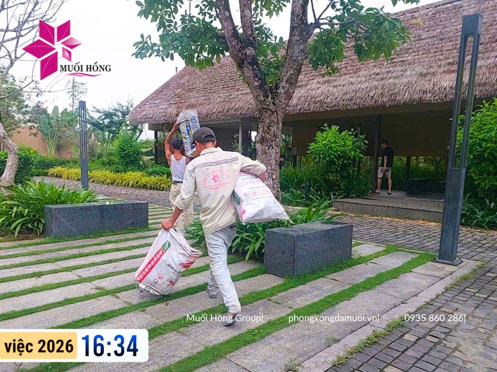 Thi c&ocirc;ng lắp đặt Onsen & JjimJilBang resort