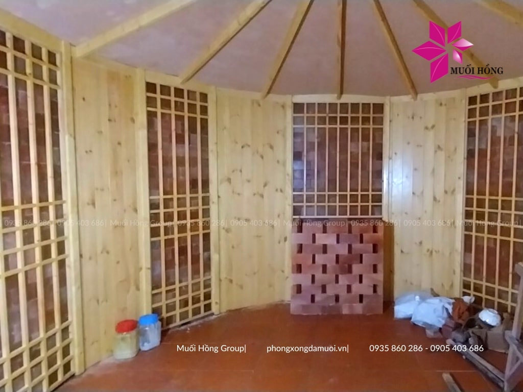 Vận Hành Phòng Thi Công Phòng Xông Hơi Đá Muối Đảm Bảo Tuổi Thọ - Muối Hồng Group