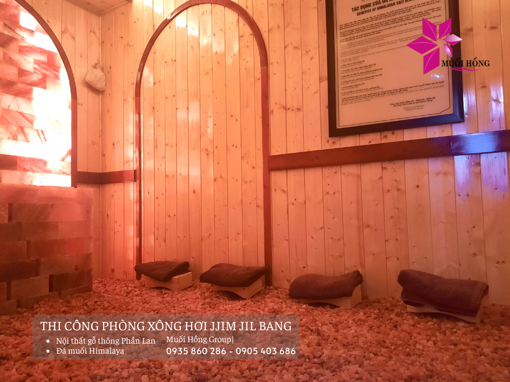 Thi công spa đá muối JjimJilBang