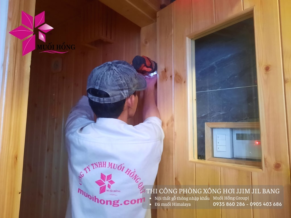 Thi công spa đá muối JjimJilBang Hàn Quốc