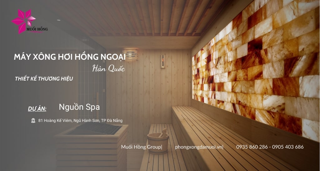 ﻿Muối Hồng Group Thi Công Dự Án Xông Hơi Đá Muối Hồng Ngoại Cho Spa