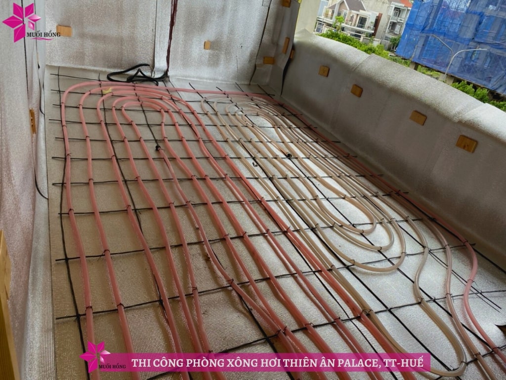 Lắp đặt phòng xông hơi bằng gỗ